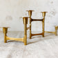 Vintage Midcentury Brass Folding Articulated Candlestick Centerpiece