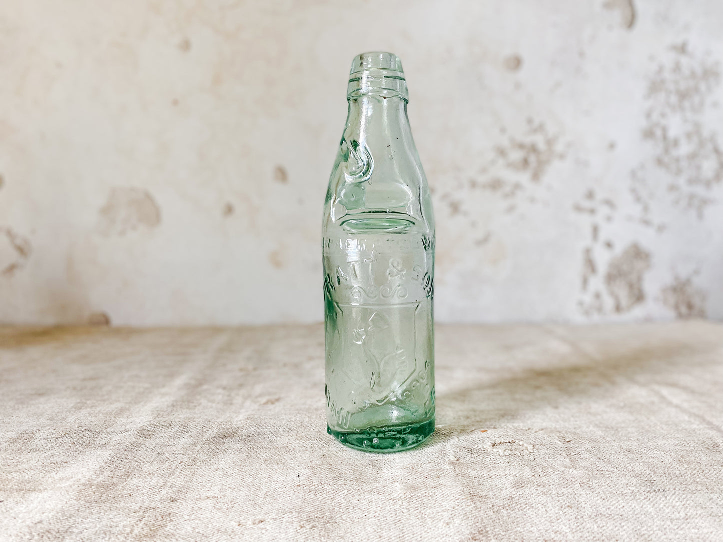 Antique English Pictorial Codd Bottle - Pratt & Son, Manchester