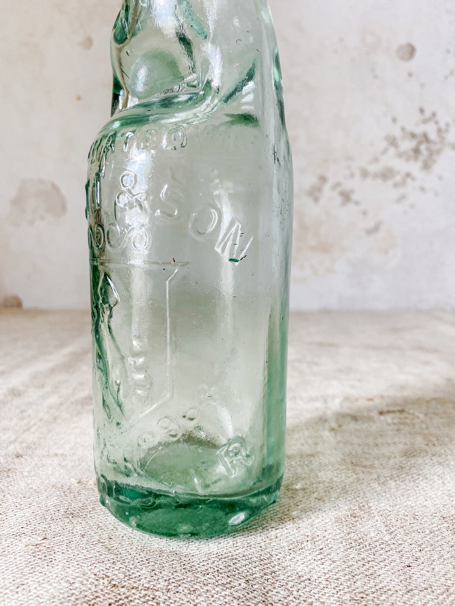 Antique English Pictorial Codd Bottle - Pratt & Son, Manchester