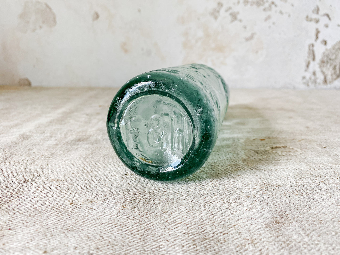 Antique English Pictorial Codd Bottle - Fletcher & Holt, Manchester
