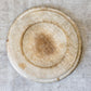 Antique Carved Round Wooden Breadboard