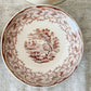 Set of 6 Antique Ironstone 7” Bowls - Chestnut by F & Co