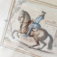 Pair Of Antique Hand Colored Horse Equestrian Engravings