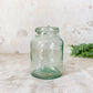 Antique English Green Glass Fruit Canning Jar