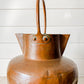 Antique Primitive Copper Water Jug with Double Spouts