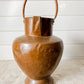 Antique Primitive Copper Water Jug with Double Spouts
