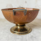 Vintage Sheffield USA Brass Copper Colander