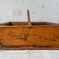 Antique Canted Dove-Tailed Primitive Utensil Caddy