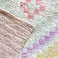 Vintage Around the World Quilt with Blue Border