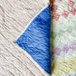 Vintage Around the World Quilt with Blue Border