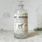 Morgan’s White Embrocation Horse & Cattle Oil Glass Jar with Stopper