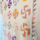 Vintage Whirligig Quilt with Sawtooth Border
