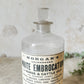 Morgan’s White Embrocation Horse & Cattle Oil Glass Jar with Stopper