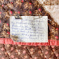 Antique Basket Quilt with Maker’s Note, c1890