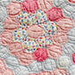 Vintage Grandmother’s Flower Garden Crib Quilt