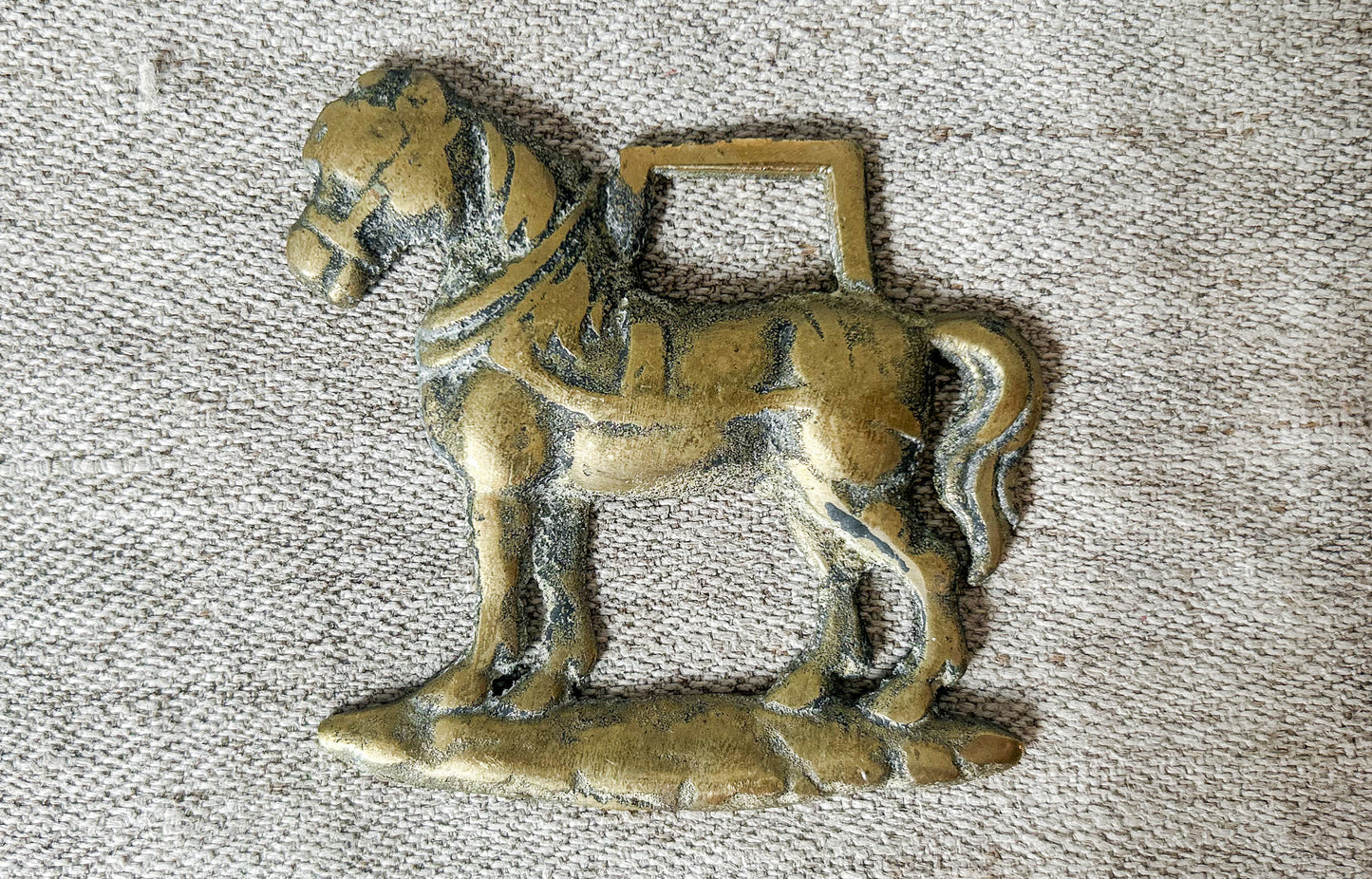 CHOICE Vintage Horse Brass Equestrian Medals - Tally-Ho & Horse