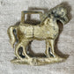 CHOICE Vintage Horse Brass Equestrian Medals - Tally-Ho & Horse