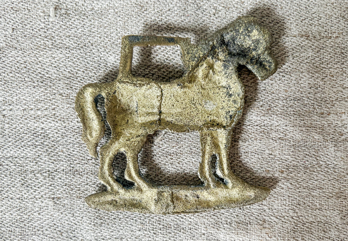 CHOICE Vintage Horse Brass Equestrian Medals - Tally-Ho & Horse