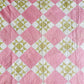 Antique Pink & Green Ohio Star Quilt
