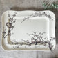 Antique George Jones & Son Large Ironstone Bird Platter, c1880