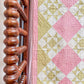 Antique Pink & Green Ohio Star Quilt