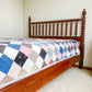 Antique Square on Point Patchwork Quilt, c1910