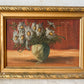 Antique Framed Still Life of Daisies