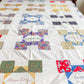 Vintage Signature Friendship Quilt TOP, c1950