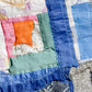 Vintage Log Cabin Quilt TOP, c1930