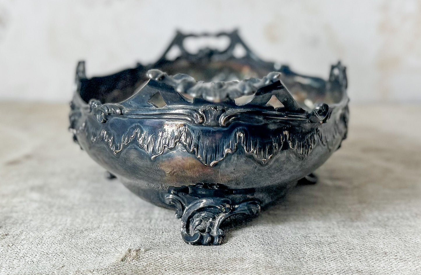 Vintage Silverplate Jardiniere