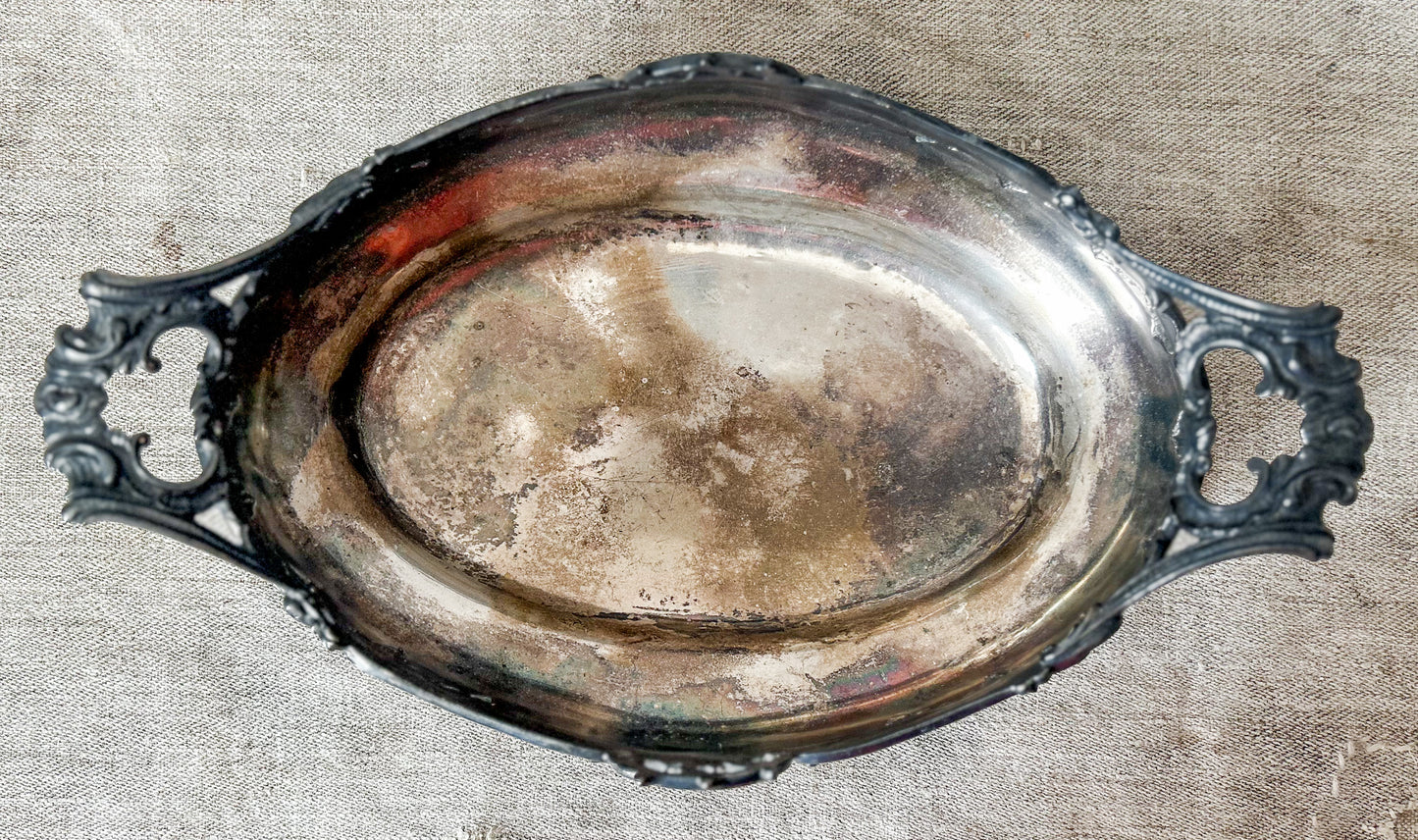 Vintage Silverplate Jardiniere