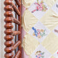 Vintage 48 State Bird & Flower Quilt TOP with Backing Fabric