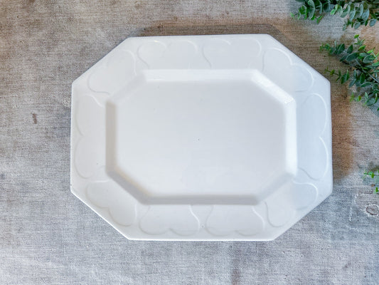 Antique Barrow & Co Ironstone Platter, c1850