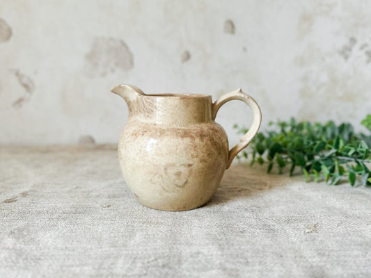Vintage Stained Crazed Creamer