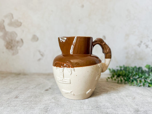 Antique Denby Pottery Stoneware Harvest Jug