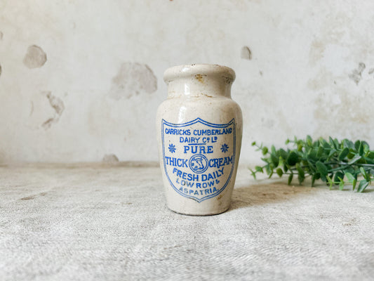 Antique Carricks Cumberland Dairy Cream Pot