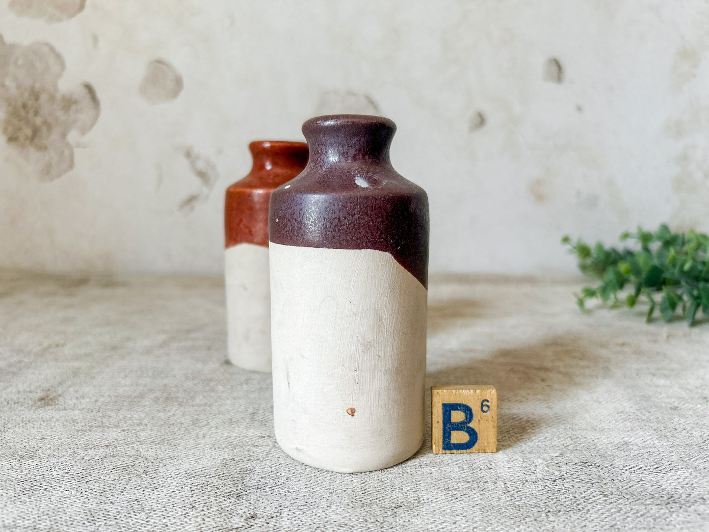 CHOICE Antique Denby Pottery Glaze Sample Pots