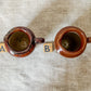 CHOICE Antique Brown Glazed Small Cream Jugs