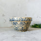 Vintage Blue Spongeware 8.5" Mixing Bowl