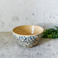 Vintage Blue Spongeware 8.5" Mixing Bowl