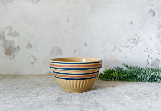 Antique 8" Yellow Ware Mixing Bowl