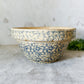 Vintage 10" Blue Spongeware Mixing Bowl