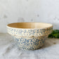 Vintage 10" Blue Spongeware Mixing Bowl