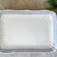 Antique Premier Blue Gray 12" Ironstone Platter by John Maddox, c1890