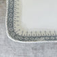 Antique Premier Blue Gray 12" Ironstone Platter by John Maddox, c1890