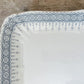 Antique Premier Blue Gray 12" Ironstone Platter by John Maddox, c1890