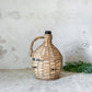 Vintage Wicker Wine Demijohn Bottle