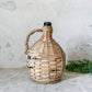 Vintage Wicker Wine Demijohn Bottle