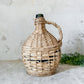 Vintage Wicker Wine Demijohn Bottle
