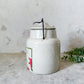Antique Alp Rose Strawberry Preserve Stoneware Crock by Western Stoneware
